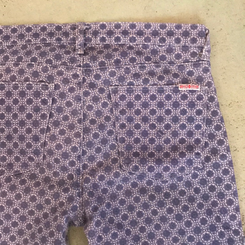 Hudson mid rise printed jeans